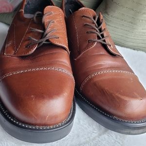 BOSTONIAN made in Italy brown leather Men shoes size 11.5